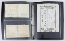 Banknotes world in albums - France - Lot of 5 Assignats among which 25 Livres 16.12.1791 Pick A52, 25 Livres 24.10.1792 Pick A66a, 50 Livres 29.9.1790...