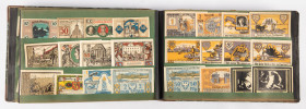 Banknotes world in albums - Germany - Collection in Lieban Album with Emergency banknotes (Notgeld) Germany.
