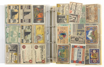 Banknotes world in albums - Germany - Collection with German Notgeld/Emergency money approx. 155 pcs.