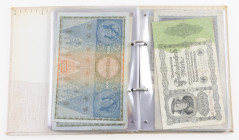 Banknotes world in albums - Germany - Album with small collection banknotes Germany Notgeld / Inflation period, etc. - Total approx. 60 pcs.
