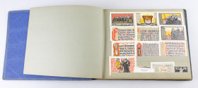 Banknotes world in albums - Germany - Emergency Notes - Lieban album banknotes mainly Notgeld + inflation Germany and Austrian Notgeld - Total approx....