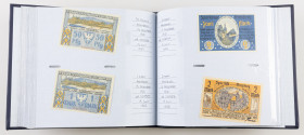 Banknotes world in albums - Germany - Emergency Notes - Large collection of over 500 pieces Emergency Money in 4 albums.
