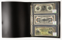Banknotes world in albums - Mexico - Nice small but better collection of 10 detailed Mexican notes among which Pick S132, S133, S162, 5 Pesos 1913 S23...