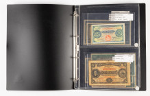 Banknotes world in albums - Mozambique - Small lot of ca. 10 notes aw. 20 Centavos 1914 (P. 57), 5 Escudos 1921 (P. 68b), 5 Escudos 1945 (P. 94). 10 E...