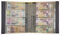 Banknotes world in albums - Zambia - Collection of approx. 75 pcs Zambia period 1974-2015