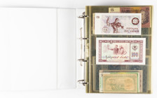 Banknotes world in albums - World - Beautiful collection of many better world currency among which Albania, Aruba, Austria, Bahamas, Cameroun, China, ...