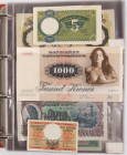 Banknotes world in albums - World - World Collection in 2 Albums holding many, many better notes. To be checked intensively !