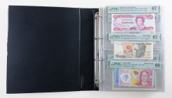 Banknotes world in albums - World - Collection world currency among which Bahamas, Burundi, Cayman, Ecuador, Hong Kong, Ireland, Malta, New Hebrides, ...