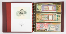 Banknotes world in albums - World - Collection of mainly UNC world currency aw. Mauritania, West African States, Egypt, Ghana, Chad, Biafra, Sudan, Tu...