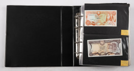 Banknotes world in albums - World - Dealer Stockbook by alphabet holding over 250 mainly UNC World Currency from Cyprus to Georgia, different years & ...