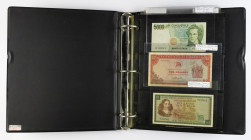 Banknotes world in albums - World - Very nice collection of mostly REPLACEMENTS including Italy, Rhodesia, South Africa, Qatar, Malta, Norway, Oman, P...