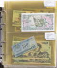 Banknotes world in albums - World - Dealer Stockbook 22: Korea North & South, Kuwait. - all cataloged by Pick - average XF/UNC - to be checked intensi...