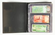 Banknotes world in albums - World - Album banknotes world with animals - Total approx. 129 pcs. in a.UNC/UNC