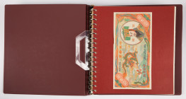 Banknotes world in albums - World - Collection of mainly UNC world currency aw. China, Japan, Burma, Malaysia, Hong Kong, Thailand, Timor, Cambodia, T...