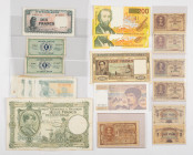 Banknotes world in boxes - Belgium - Small box banknotes Belgium among which 1 Franc 1915-1918 (6), 2 Francs 1915, 100 Francs 1949, 1000 Francs 1938, ...