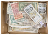 Banknotes world in boxes - Belgium - Collection Belgium including duplicates. avg F/VF - Total approx. 250 pieces.