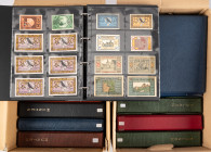 Banknotes world in boxes - Germany - Massive and impressive A-Z collection aw. Inflation, Emergency, Reutergeld, Verkehsausgaben etc. nicely sorted in...