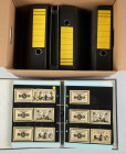 Banknotes world in boxes - Germany - Thousands of Serienscheine A-Z Total of 5 albums in moving box