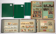 Banknotes world in boxes - Germany - Large Emergency Money lot A-Z in 6 albums in moving box - Total over 2600 pieces