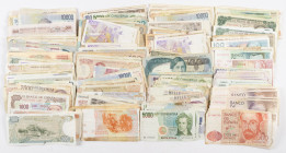 Banknotes world in boxes - Western Europe - Lot with c. 240 banknotes Western Europe and Euro countries