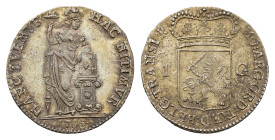 Bataafse Republiek (1795-1806) - Overijssel - 1 Gulden 1795 mm. Eagle (Sch. 99 R / Delm. 1184) - 10.54 gram - attractive piece with luster and patina ...
