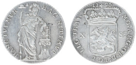 Bataafse Republiek (1795-1806) - Utrecht - X Stuiver 1795 reeded edge (Sch. 102 / Delm. 1203) - VF