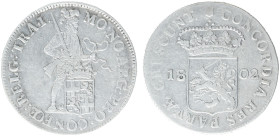 Bataafse Republiek (1795-1806) - Utrecht - Zilveren Dukaat 1802 (Sch. 71 / Delm. 982) - a.VF