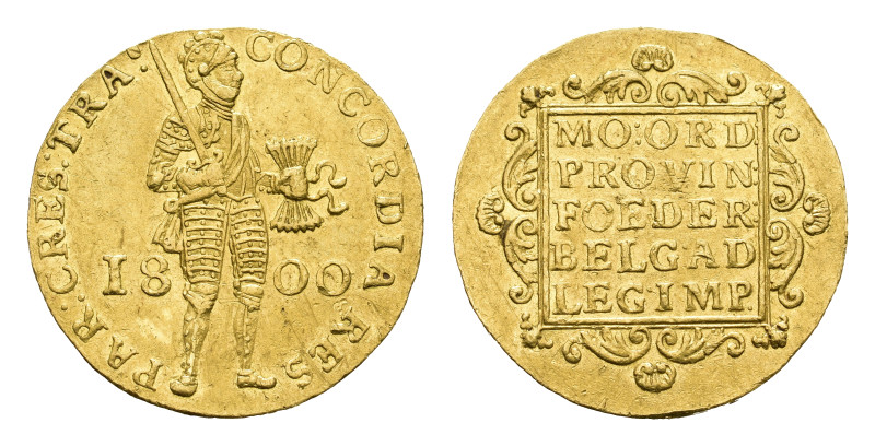 Bataafse Republiek (1795-1806) - Utrecht - Gouden Dukaat 1800 (Sch. 36 / Delm. 1...