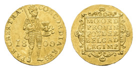 Bataafse Republiek (1795-1806) - Utrecht - Gouden Dukaat 1800 (Sch. 36 / Delm. 1171C) - 3.48 gram - VF/XF