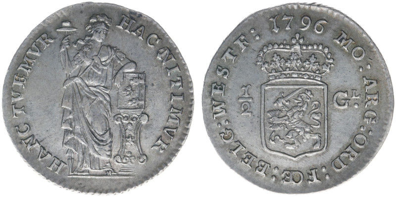 Bataafse Republiek (1795-1806) - West-Friesland - ½ Gulden 1796 (Sch. 101 / Delm...