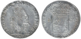 Bataafse Republiek (1795-1806) - West-Friesland - 3 Gulden 1795 (Sch. 85a / Delm. 1147) - 31.80 gram - XF