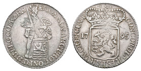 Bataafse Republiek (1795-1806) - Zeeland - Zilveren Dukaat 1795 (Sch. 61 / Delm. 976) - 27.31 gram - a.VF
