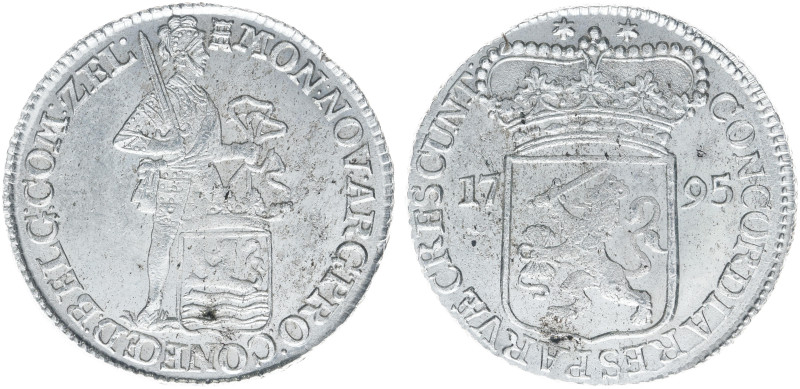 Bataafse Republiek (1795-1806) - Zeeland - Zilveren Dukaat 1795 (Sch. 61 / Delm....
