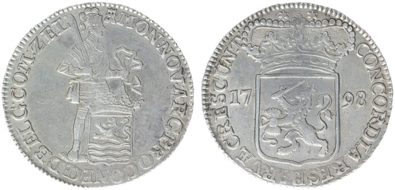 Bataafse Republiek (1795-1806) - Zeeland - Zilveren Dukaat 1798 (Sch. 63 / Delm....