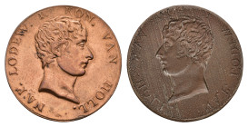 Koninkrijk Holland (Lodewijk Napoleon 1806-1810) - 50 Stuivers 1809 (Sch.-, LSch.148) - Galvanoplastic replica of the obverse - Bareheaded portrait to...