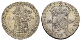 Koninkrijk Holland (Lodewijk Napoleon 1806-1810) - Zilveren dukaat 1806 (Sch. 121 / Delm. 982) - 28.16 gram - XF, ex collection Vinkenborg