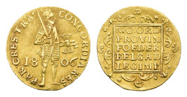 Koninkrijk Holland (Lodewijk Napoleon 1806-1810) - Gouden Dukaat 1806 small digits (Sch. 118B / Delm. 1176A) - 3.47 gram - VF