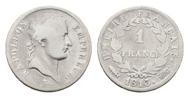 Nederland onder Napoleon (1810-1813) - 1 Franc 1813 (Sch. 170 /R) - F+, RARE (mintage 87.095 ex)