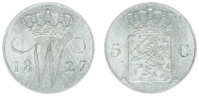 Koninkrijk NL Willem I (1815-1840) - 5 Cent 1827 U (Sch. 317) - good XF