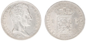Koninkrijk NL Willem I (1815-1840) - 1 Gulden 1820 U (Sch. 260) - VF/XF, light adjustment marks on obv.