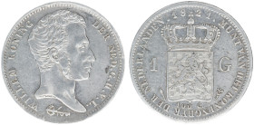 Koninkrijk NL Willem I (1815-1840) - 1 Gulden 1821 U (Sch. 261) - VF