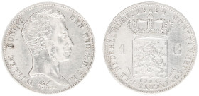 Koninkrijk NL Willem I (1815-1840) - 1 Gulden 1824 U (Sch. 264) - VF