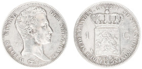 Koninkrijk NL Willem I (1815-1840) - 1 Gulden 1824 U (Sch. 264) - VF+