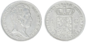 Koninkrijk NL Willem I (1815-1840) - 1 Gulden 1824 U (Sch. 264) - VF+