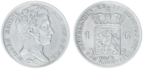 Koninkrijk NL Willem I (1815-1840) - 1 Gulden 1831/21 OVERDATE (Sch. 266a/R) - VF