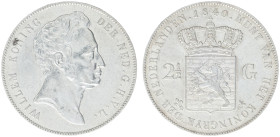 Koninkrijk NL Willem I (1815-1840) - 2½ Gulden 1840 (Sch. 257) - VF/XF, slightly cleaned