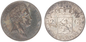 Koninkrijk NL Willem I (1815-1840) - 2½ Gulden 1840 (Sch. 257) - attractive specimen with beautiful patina - Prooflike