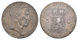 Koninkrijk NL Willem I (1815-1840) - 3 Gulden 1821 U (Sch. 243) - a.VF, ex collection Vinkenborg
