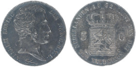 Koninkrijk NL Willem I (1815-1840) - 3 Gulden 1832/22 OVERDATE (Sch. 250d) - a.XF, dark patina