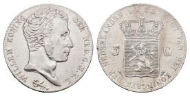 Koninkrijk NL Willem I (1815-1840) - 3 Gulden 1832/24 OVERDATE (Sch. 250a) - 32.19 gram - overdate clearly visible - Good VF
